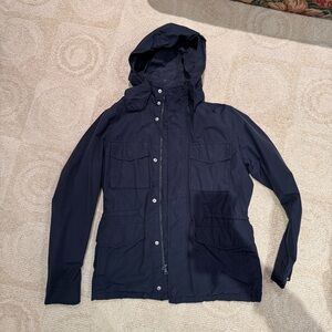 GAP Men’s Navy Utility Jacket with Hood